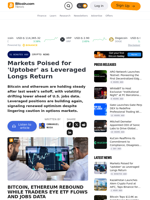 Markets Poised for 'Uptober' as Leveraged Longs Return – Crypto News Bitcoin News