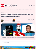 Why is Crypto Crashing? Dust Settles Over SOL and ETH Price