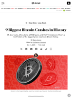 9 Biggest Bitcoin Crashes in History - Decrypt