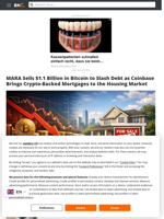 MARA Sells $1.1 Billion in Bitcoin to Slash Debt as Coinbase Brings Crypto-Backed Mortgages to the Housing Market - Brave New Coin