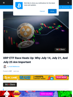 XRP ETF Race Heats Up: Why July 14, July 21, And July 25 Are Important | Bitcoinist.com