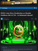PEPE Coin Price Prediction as Weekly Outflows Hit $17M