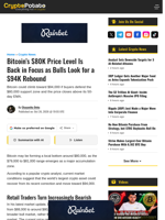 Bitcoin's $80K Price Level Is Back in Focus as Bulls Look for a $94K Rebound