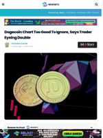 Dogecoin Chart Too Good To Ignore, Says Trader Eyeing Double