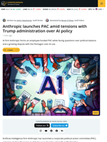 Anthropic Enters Political Arena with PAC as AI Policy Tensions Mount