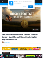 BTC Protects from Inflation & Boosts Financial Control – Lyn Alden and Michael Saylor
