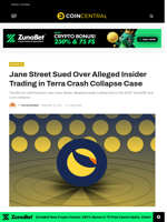 Jane Street Sued Over Alleged Insider Trading in Terra Crash Collapse Case