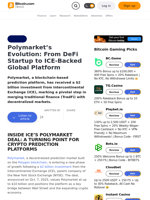 Polymarket’s Evolution: From DeFi Startup to ICE-Backed Global Platform – Learning - Insights Bitcoin News