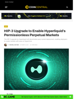 HIP-3 Upgrade to Enable Hyperliquid’s Permissionless Perpetual Markets - CoinCentral