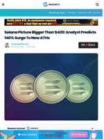 Solana Picture Bigger Than $420: Analyst Predicts 140% Surge To New ATHs