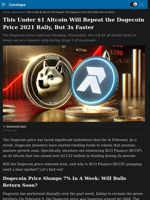 This Under $1 Altcoin Will Repeat the Dogecoin Price 2021 Rally, But 3x Faster | CoinGape