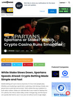 Spartans or Stake? Which Crypto Casino Runs Smoother | Live Bitcoin News