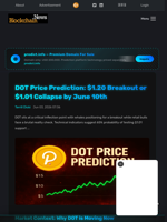 DOT Price Prediction: $1.20 Breakout or $1.01 Collapse by June 10th - Blockchain.News