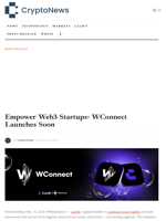 Empower Web3 Startups- WConnect Launches Soon - Crypto-News.net