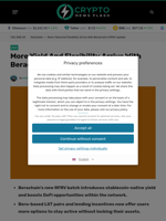 More Yield And Flexibility Arrive With Berachain’s RFRV Update - Crypto News Flash