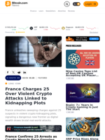 France Charges 25 Over Violent Crypto Attacks Linked to Kidnapping Plots – Featured Bitcoin News
