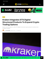 Kraken Integrates STS Digital Structured Products To Expand Crypto Trading Options