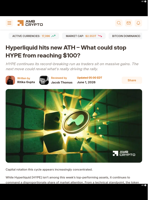 Hyperliquid hits new ATH - What could stop HYPE from reaching $100? - AMBCrypto