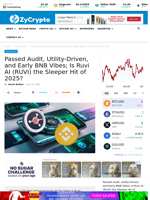 Passed Audit, Utility-Driven, and Early BNB Vibes; Is Ruvi AI (RUVI) the Sleeper Hit of 2025?