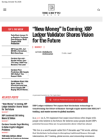 “New Money” Is Coming, XRP Ledger Validator Shares Vision for the Future
