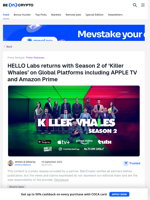 HELLO Labs returns with Season 2 of 'Killer Whales'