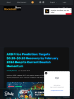 ARB Price Prediction: Targets $0.25-$0.28 Recovery by February 2026 Despite Current Bearish Momentum - Blockchain.News