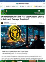 BNB Momentum Shift: Has the Pullback Ended, or Is It Just Taking a Breather?