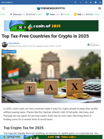 Top Tax-Free Countries for Crypto Holders in 2025