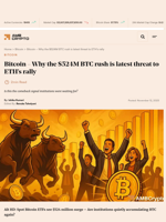 Bitcoin - Why the $524M BTC rush is latest threat to ETH's rally - AMBCrypto