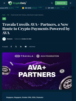 Travala Unveils AVA+ Partners, a New Route to Crypto Payments Powered by AVA - Crypto Daily