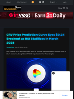 CRV Price Prediction: Curve Eyes $0.24 Breakout as RSI Stabilizes in March 2026 - Blockchain.News