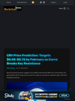 CRV Price Prediction: Targets $0.55-$0.72 by February as Curve Breaks Key Resistance - Blockchain.News