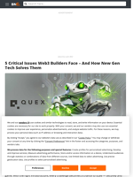 5 Critical Issues Web3 Builders Face – And How New Gen Tech Solves Them