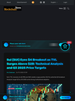 Sui (SUI) Eyes $4 Breakout as TVL Surges Above $2B: Technical Analysis and Q3 2025 Price Targets - Blockchain.News