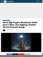 Next Big Crypto Breakout 2025: Don’t Miss The Digitap ($TAP) $0.02 Presale Surge - TechBullion