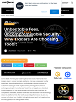 Unbeatable Fees, Uncompromisable Security: Why Traders Are Choosing Toobit | Live Bitcoin News