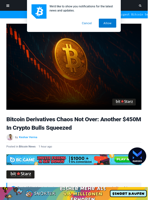 Bitcoin Futures Chaos Not Over: $450M More Crypto Bulls Rekt