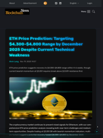 ETH Price Prediction: Targeting $4,300-$4,800 Range by December 2025 Despite Current Technical Weakness - Blockchain.News