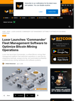 Luxor Launches ‘Commander’ Fleet Management Software