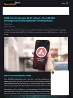 AVAX Price Prediction: $8.07 or Bust — The 200 SMA Convergence Sets Up September's Defining Trade - Blockchain.News
