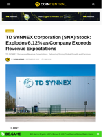 TD SYNNEX Corporation (SNX) Stock: Explodes 6.12% as Company Exceeds Revenue Expectations