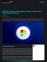 CRV Price Prediction: Smart Money Is Loading — $0.36 or Bust Before September Closes - Blockchain.News