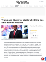 Trump and Xi aim for stable US-China ties amid Taiwan tensions