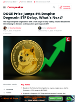 DOGE Jumps 4% as ETF Decision Delayed — What Now?
