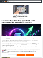 Solana Price Prediction: MACD Signal Builds as $85 Resistance and $78 Support Define Next Move - Brave New Coin