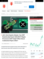 xAI’s Grok Sparks Debate: Can XRP Realistically Reach $30,000 If Ripple Processes $30T Daily? What About Codename:Pepe’s 300x? - NullTX