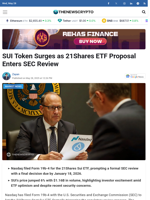 SUI Token Surges as 21Shares ETF Proposal Enters SEC Review - TheNewsCrypto