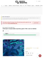 Anthropic's Claude Skills repository gains 173K+ stars on GitHub