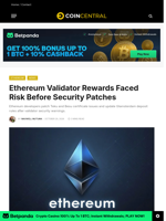 Ethereum Validator Rewards Faced Risk Before Security Patches - CoinCentral