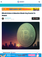 Bitcoin Enters A Massive Week: Key Events To Watch